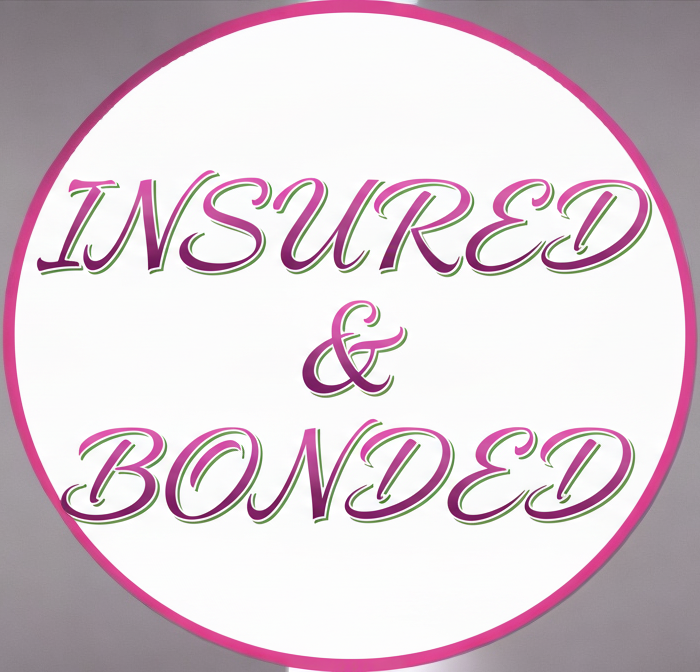 OCD Cleaning Certified Badge - Insured and Bonded